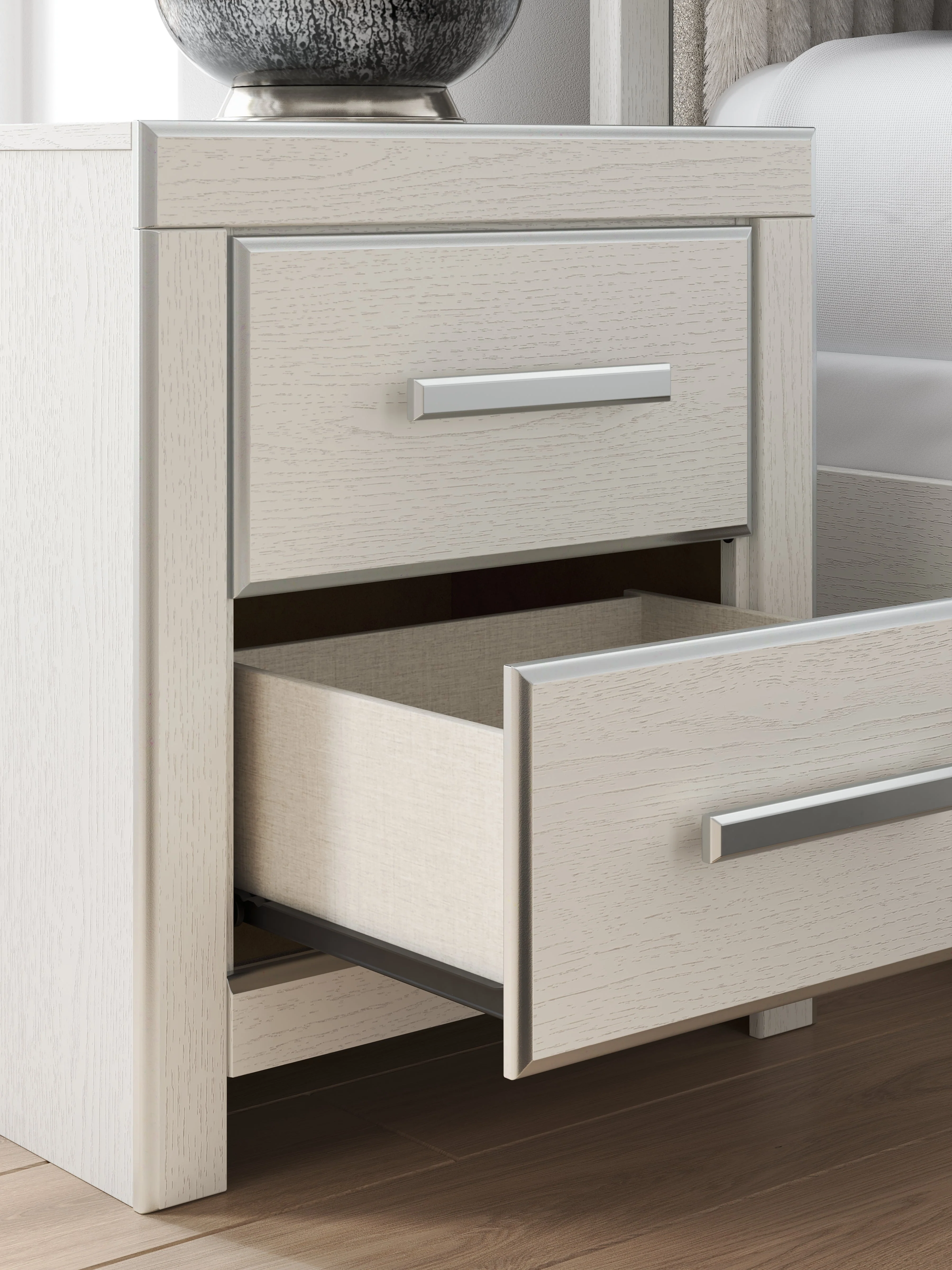 Zuraleus White Nightstand - Image 4