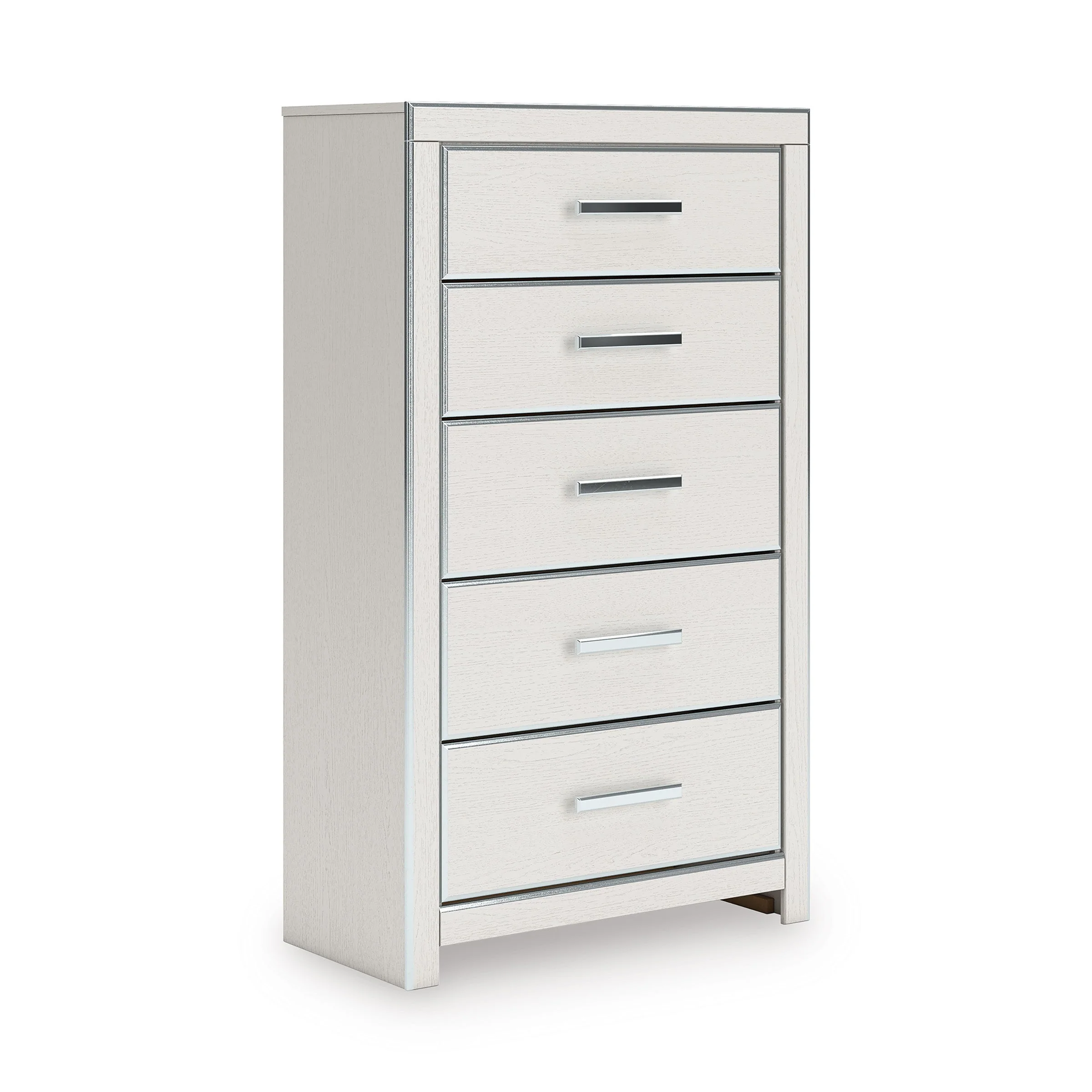 Zuraleus White Upholstered Storage Panel Bedroom Set with 2 Footboard Drawers - Image 13